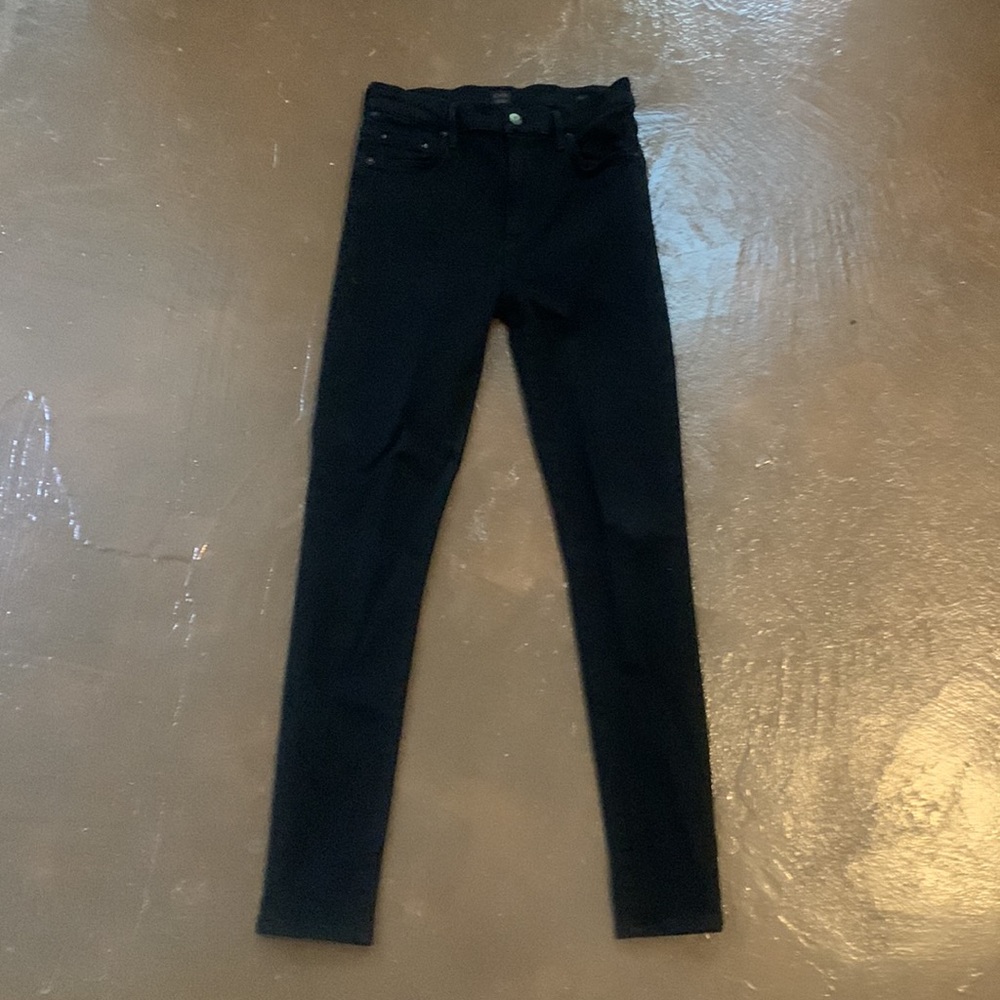 Citizens of Humanity Rocket High Rise Skinny Jeans Black SIZE 28